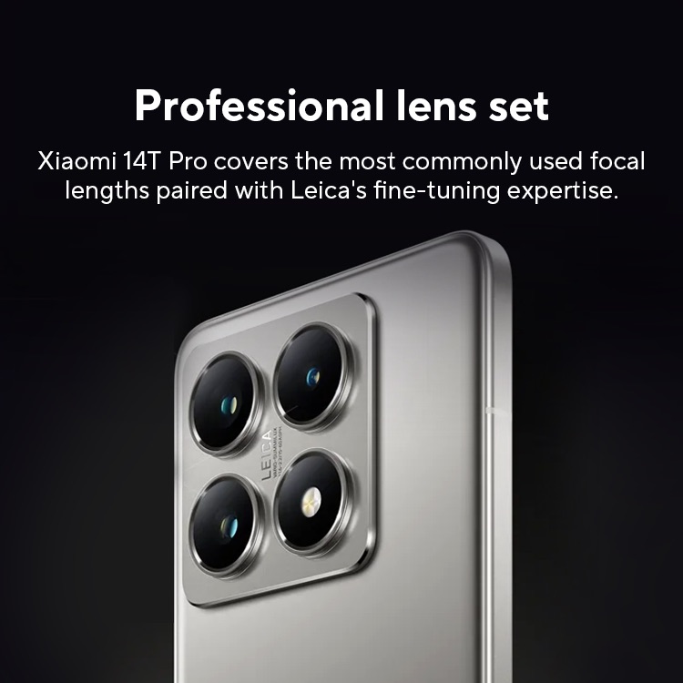 Version globale Xiaomi 14T Pro 5G Version globale 50MP Leica Camera MediaTek Dimensity 9300+ 6.67'' 144Hz AMOLED 120W HyperCharge