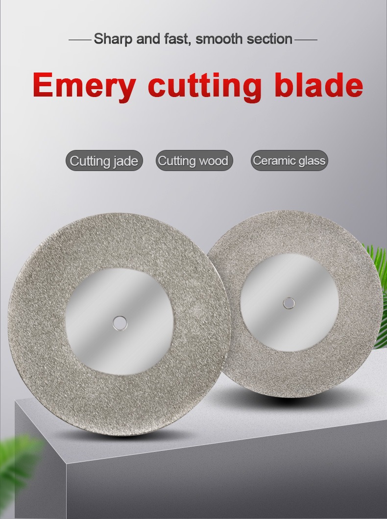แผ่นตัดเพชรล้อเครื่องมือโรตารี่ใบเลื่อยวงเดือนสําหรับ Dremel MINI เจาะ Mandrel Cutoff ไม้หินพลาสติกกระเบื้องแก้ว