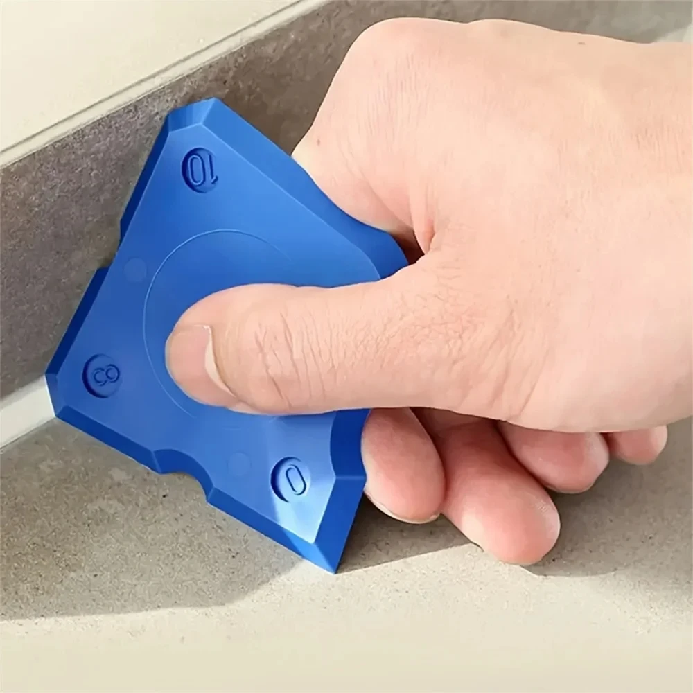 4 ชิ้นซิลิโคนแก้วซีเมนต์ Scraper Sealant Grout Remover เครื่องมือ Home Finishing กาวเครื่องมือทําความสะอาดบ้านมือไม้พายเครื่องมือ