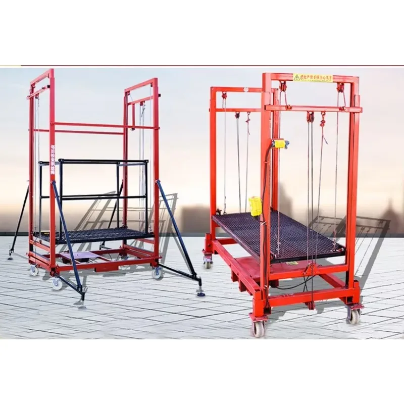 2M 4M 5M 10M Electric Scaffolding Customizable Foldable Lifting Platform For Warehouse Home Renovation Construction