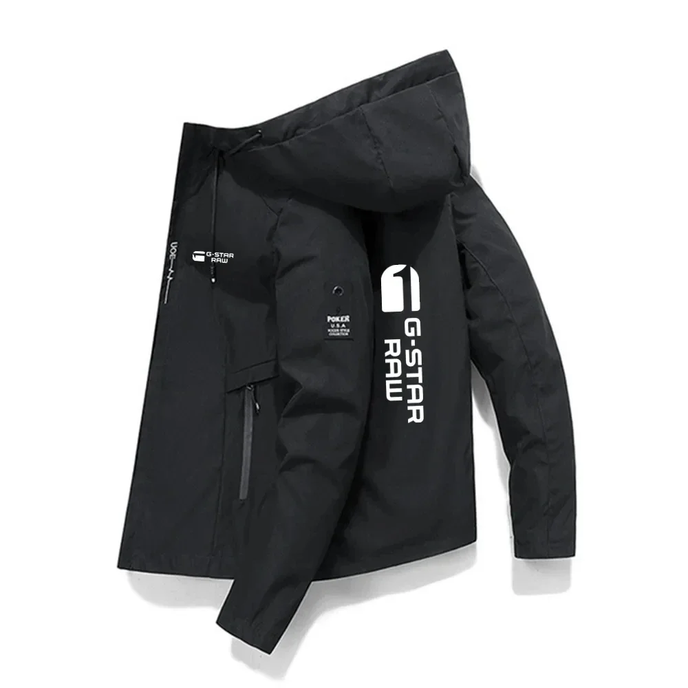 La nueva chaqueta de primavera y otoño 2025, chaqueta deportiva para exteriores estampada de alta calidad, chaqueta informal resistente al viento y a la moda