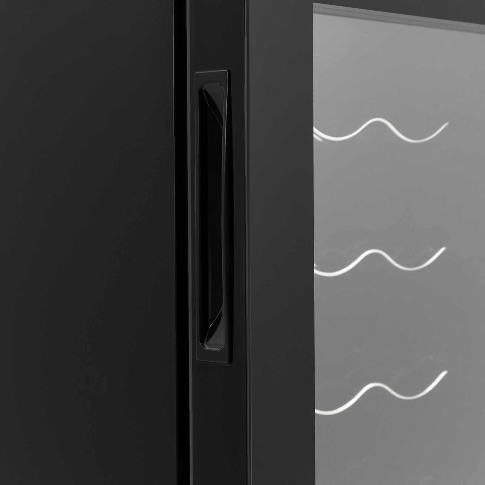 Elektrischer Weinkühler mit 20 Flaschen, 48 l, Mini-Kühlschrank mit gehärteter Glastür, 55 W, Getränkekühlschrank, 50,2 x 40 x 53 cm