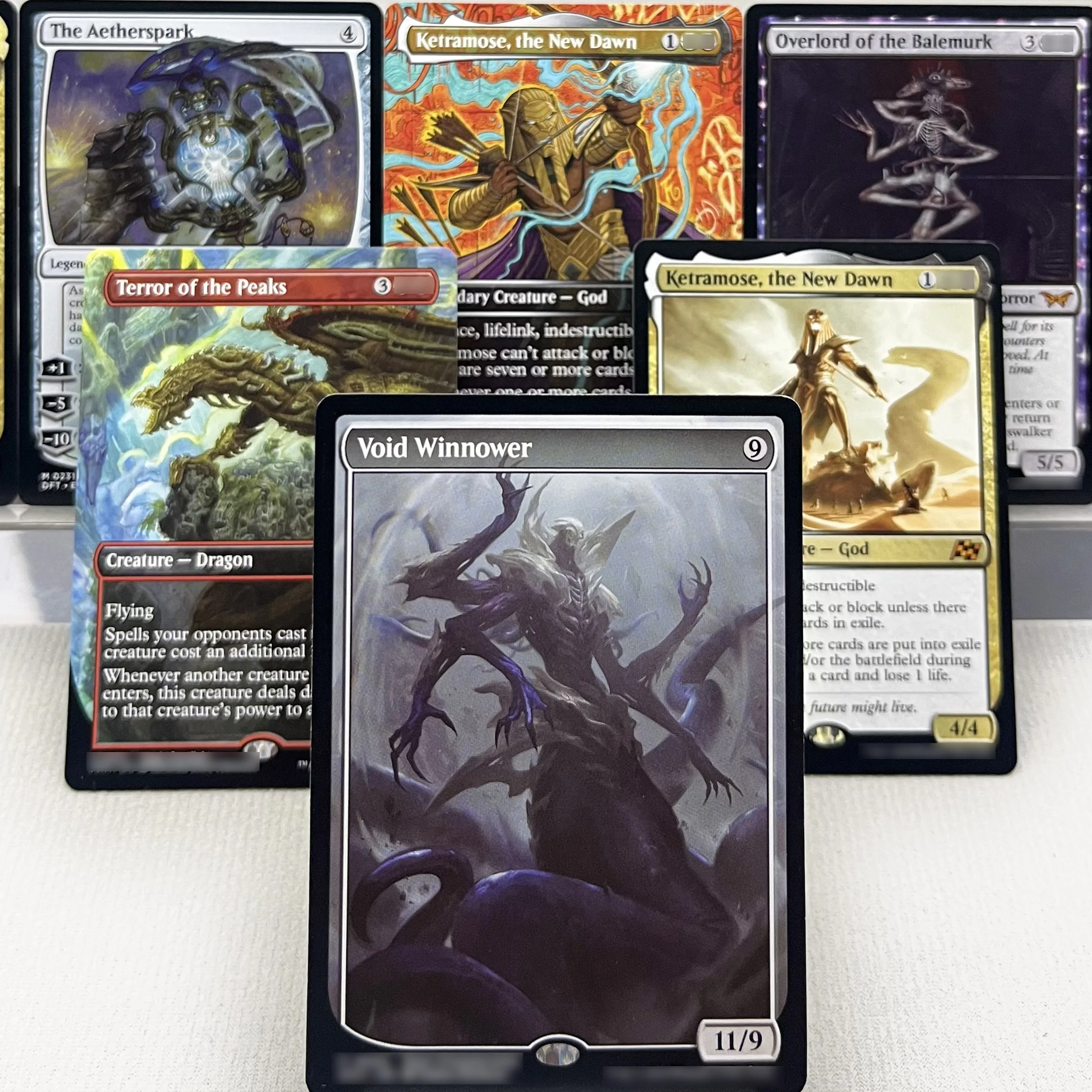J25 FDN INR DSK DFT HOLO11-I01 Tcg прокси волшебные карты Void Winnower Terror of the Peaks The Aetherspark Эдгар Марков собрание