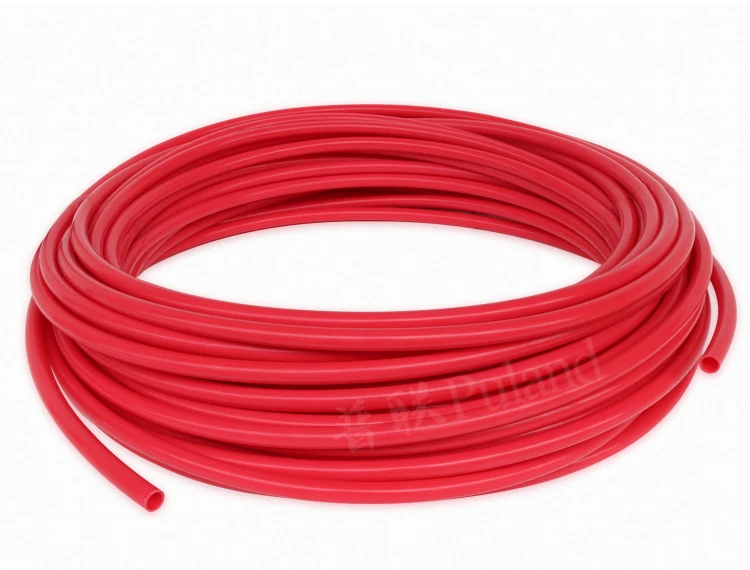 2.5KV 150V Red PTFE Tube 30L - 0L F46 Insulated Capillary Heat Protector Transmit Hose Rigid Temperature Corrosion Resistance