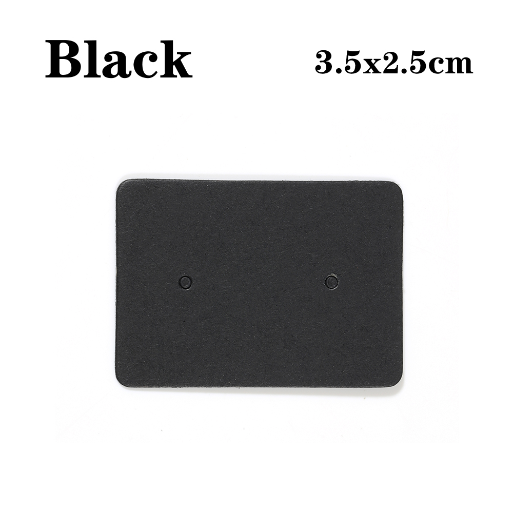 50pcs 2.5x3.5cm Earring Display Card Packaging Ear Studs Card for DIY Jewelry Gift