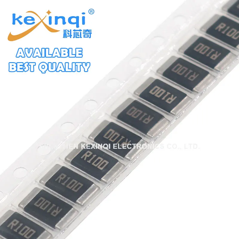 20 piezas resistencia de aleación SMD 2512 2W 1% 0.1R 0,1 ohm R100 R010 R020 R050 R100 R200 R220 R330 R470 R500 1R00 resistencia
