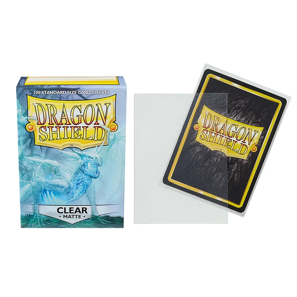 100 ชิ้น/กล่องMulticolor Dragon Shieldการ์ดแขนMatteการ์ดแขนสําหรับTCG/PTCG Starการ์ดเกมกระดานการ์ด