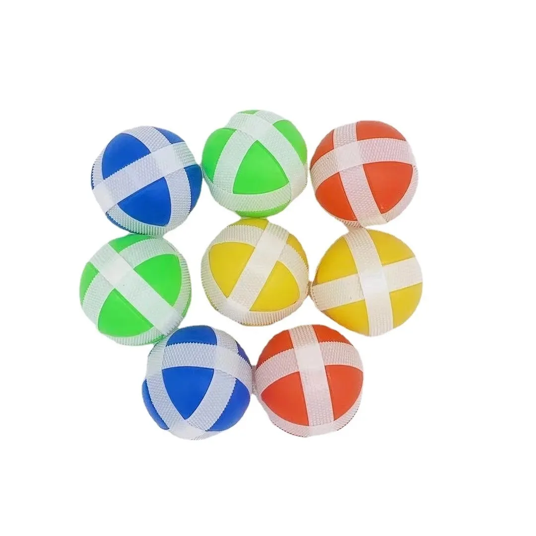 12PCS สุ่มดูดถ้วย Stick Target Ball กีฬากลางแจ้งรับเกมโยนจับบอลเด็กเด็ก Interactive ของเล่น