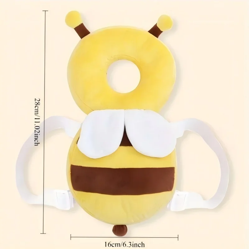 Little Bee ベビーヘッドプロテクションピロー - 幼児の頭部保護に適した通気性のある落下防止帽子、クリスマスギフト