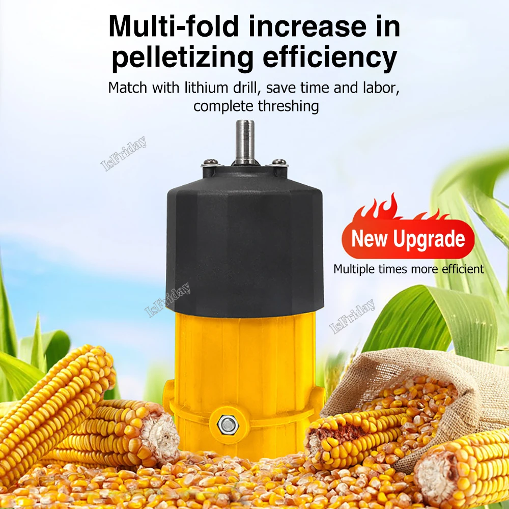 Efficient Corn Threshing Bract Grain Planer Separator Rotary Corn Thresher Electric Corn Peeling Tools