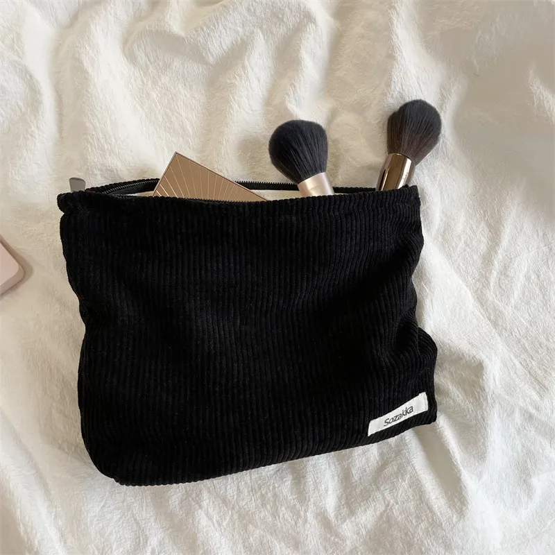 Cord-Make-up-Tasche für weibliche Internet-Berühmtheit, Lippenstift-Make-up mit großem Fassungsvermögen, Wechsel, Handy, Handtasche