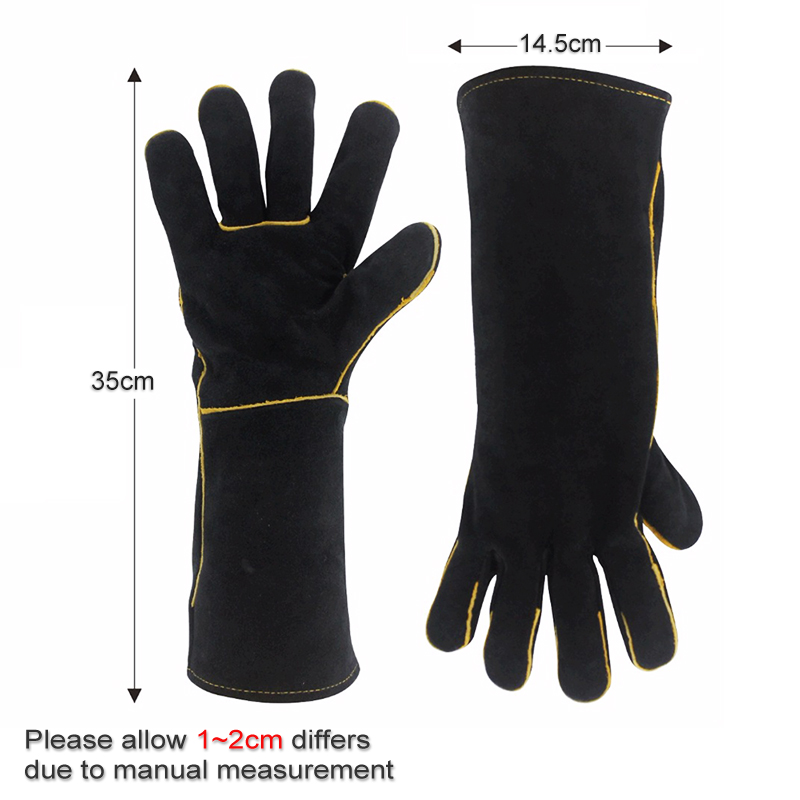 Guanti di sicurezza resistenti alle alte temperature Forniture di protezione ignifughe resistenti al calore per i vigili del fuoco Salvatori Saldatura