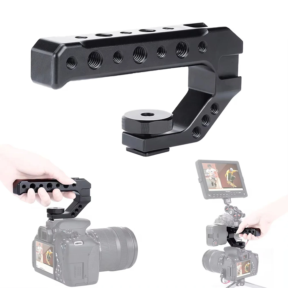 Empuñadura superior para cámara DSLR, adaptador de zapata fría para cámara Smallrig sin espejo, estabilizador de mano, accesorio de cámara, mango superior