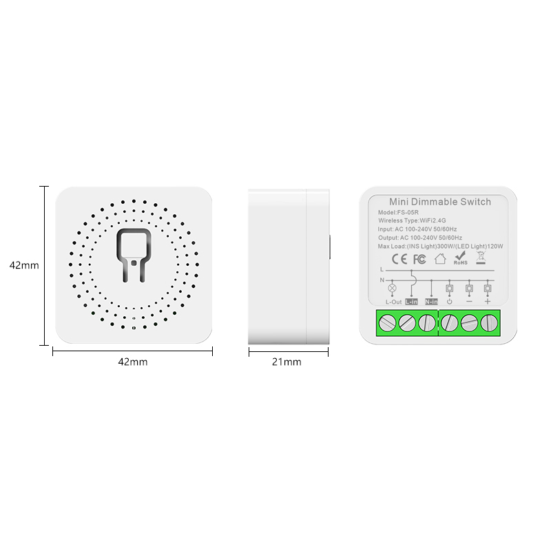 Tuya WiFi/ZigBee Smart Dimmer Switch Module Light Switch AC110-240V DIY Switches Smart Life APP Work with Alexa Google Home