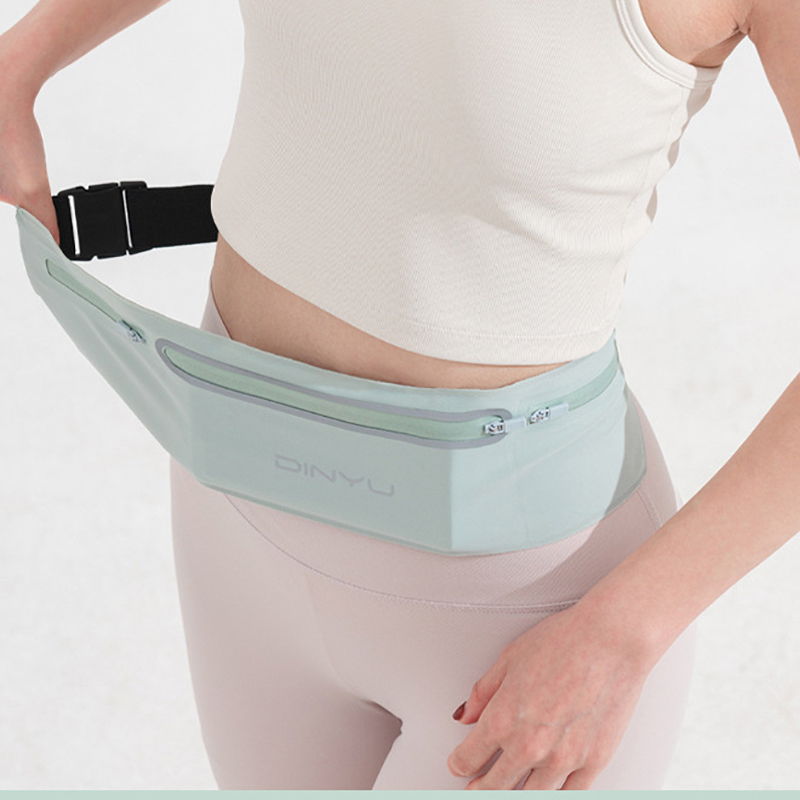 เอวกระเป๋าวิ่งกีฬา Fanny Pack ผู้หญิงผู้ชายกระเป๋าเข็มขัดกันน้ํากระเป๋ายิมกระเป๋าโทรศัพท์อุปกรณ์เสริม