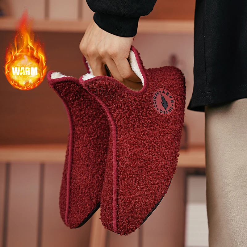 Schuhe Männer Baumwolle Hausschuhe Paare Hausschuhe männer Stiefel Sport Weiche Plüsch Warme frauen Schuhe Dünnen Boden Unisex Hause Baumwolle schuhe