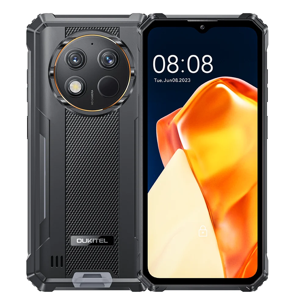 【Marke+】OUKITEL G1 Robustes Telefon -24(6+18)GB+256GB, 6,52" Display, IP68 wasserdicht, NFC-Smartphone, Android 14,48MP Kamera