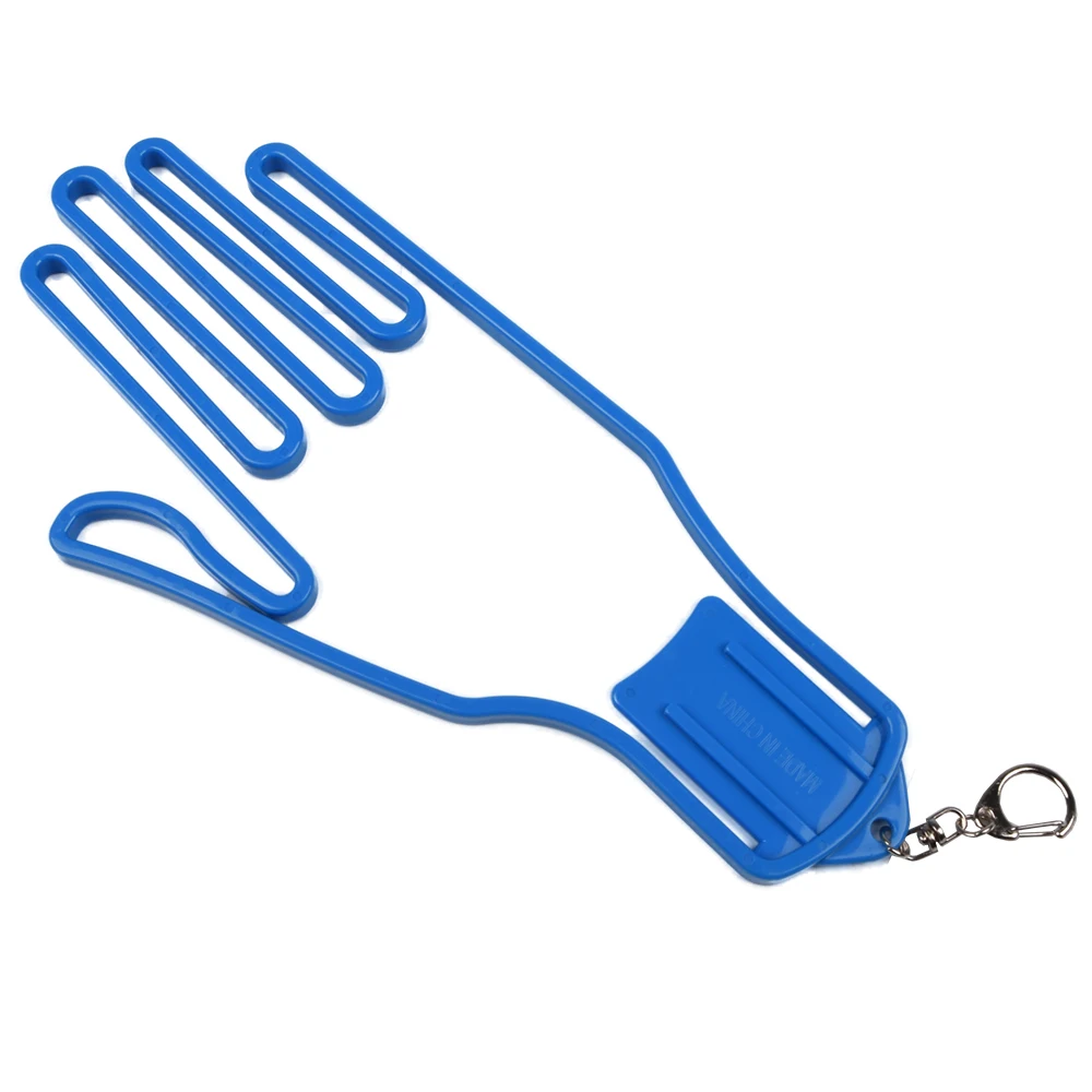 Rack de extensão de luva de golfe pendurado titular luva shaper suporte de luva de plástico com fivela de metal acessórios de golfe