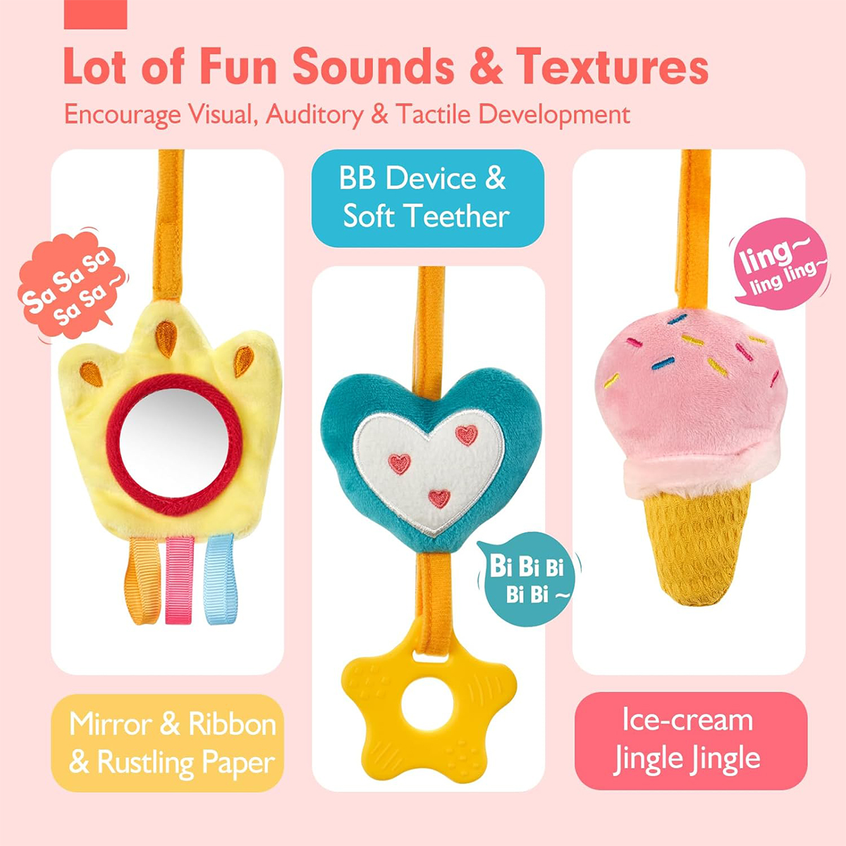 赤ちゃんのための快適なユニコーン動物のベッド,車内の安全シート,パッケージベッド,快適,カラフル,キャタピラー,1