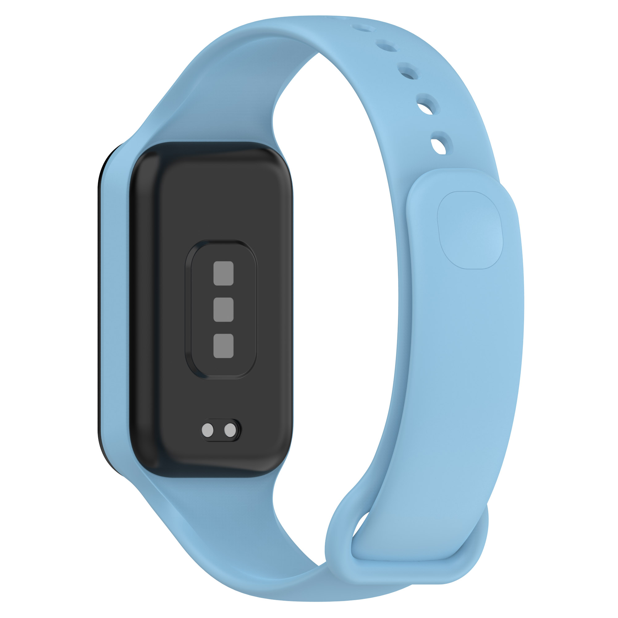 2 In 1 For Xiaomi Band 8 Active Watchband High Quality Durable and Soft Silicone Strap With Frame Protector Shell