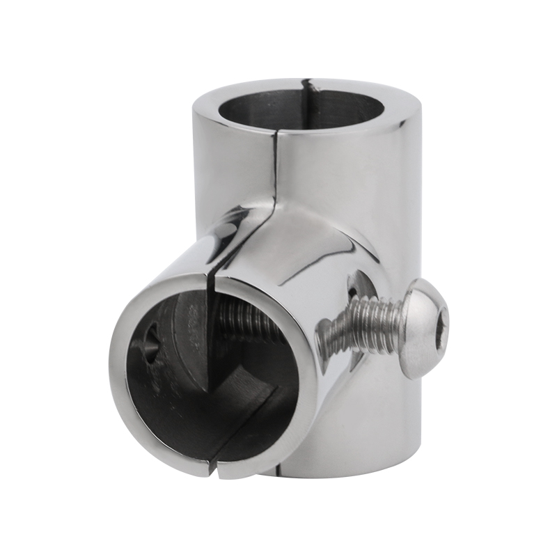 22/25 ミリメートルボートハンドレール継手 90 度マリン 316 ステンレス鋼ティー耐食性ハンドレール継手