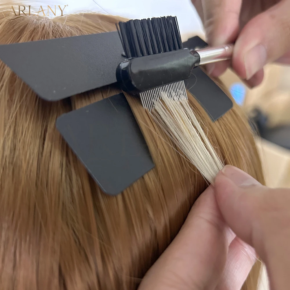 ARLANY-hoja protectora Anti-UV para extensiones de cabello, protectores de calor, hojas de aislamiento para estilizar el cabello, extensiones de lámpara UV
