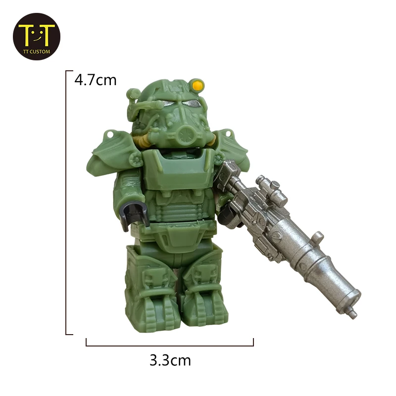 子供のためのミニアニメのビルディングブロック,mocミリタリー,t60兵士,アクション世代,フィギュア,武器,ロボット,メカ,レンガ,DIYおもちゃ,ギフト