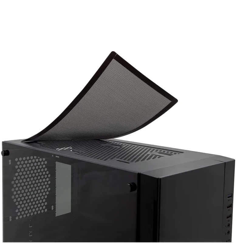 120x240 มม.120x120 มม.กรองฝุ่นตาข่ายกรอบแม่เหล็ก PVC PC คอมพิวเตอร์พัดลมฝุ่นตาข่าย Grills