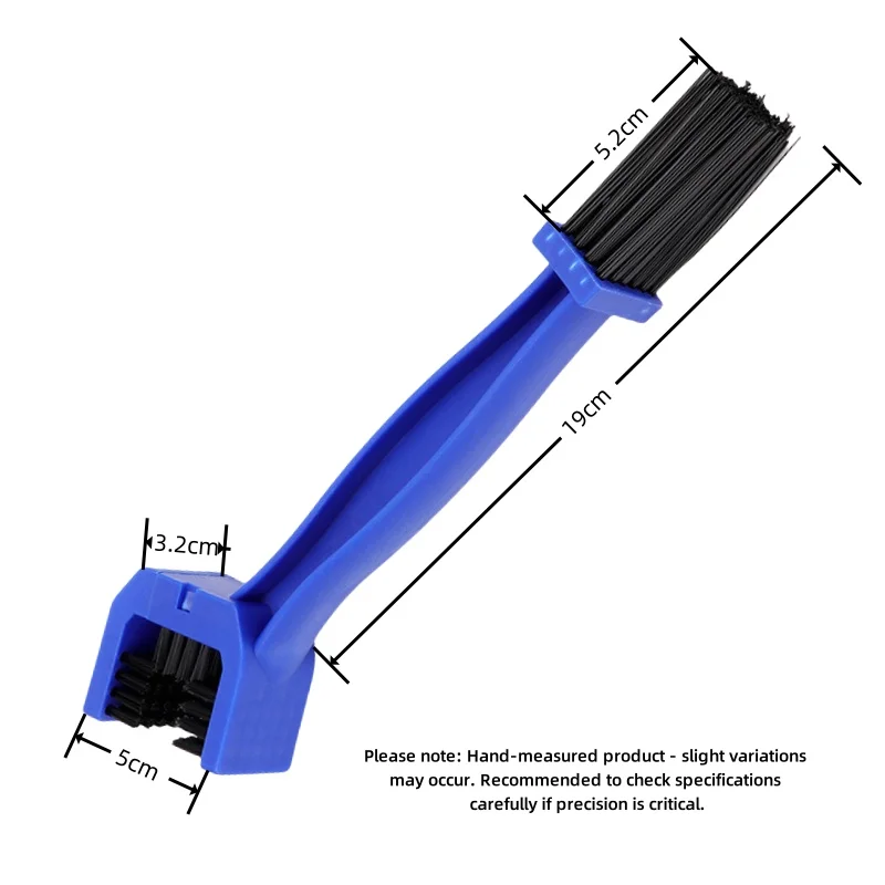 Escova de limpeza de corrente de bicicleta 2 em 1 e kit de toalha de microfibra – Purificador resistente de 3 lados com nylon anticorrosão + lavagem de carro 600GSM