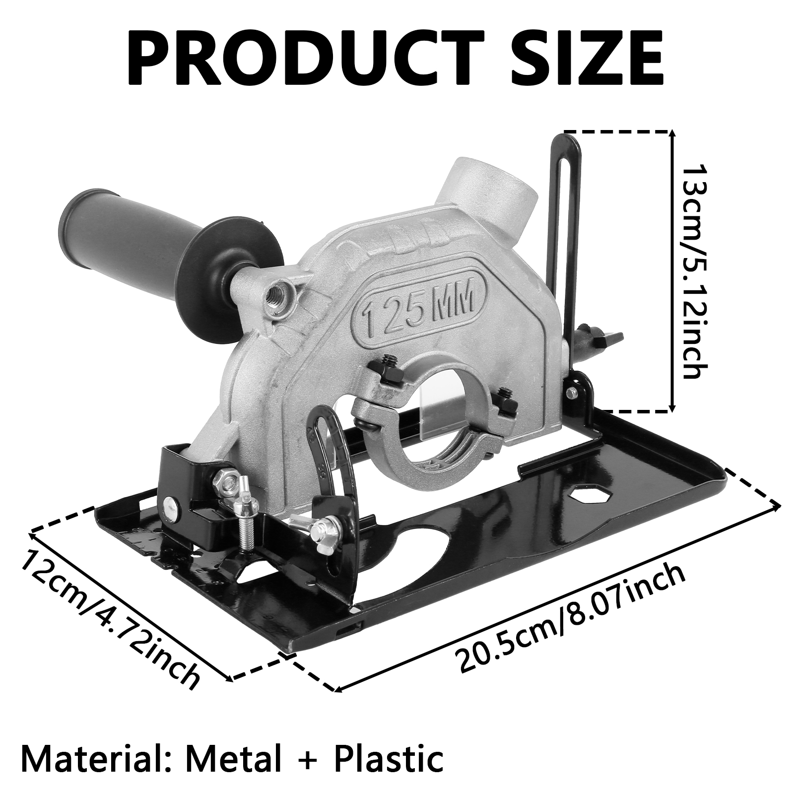The New Angle Grinder Stand 45°Adjustable Angle Grinder to Cutting Machine Bracket Dust Free Angle Grinder Machine Base Stand
