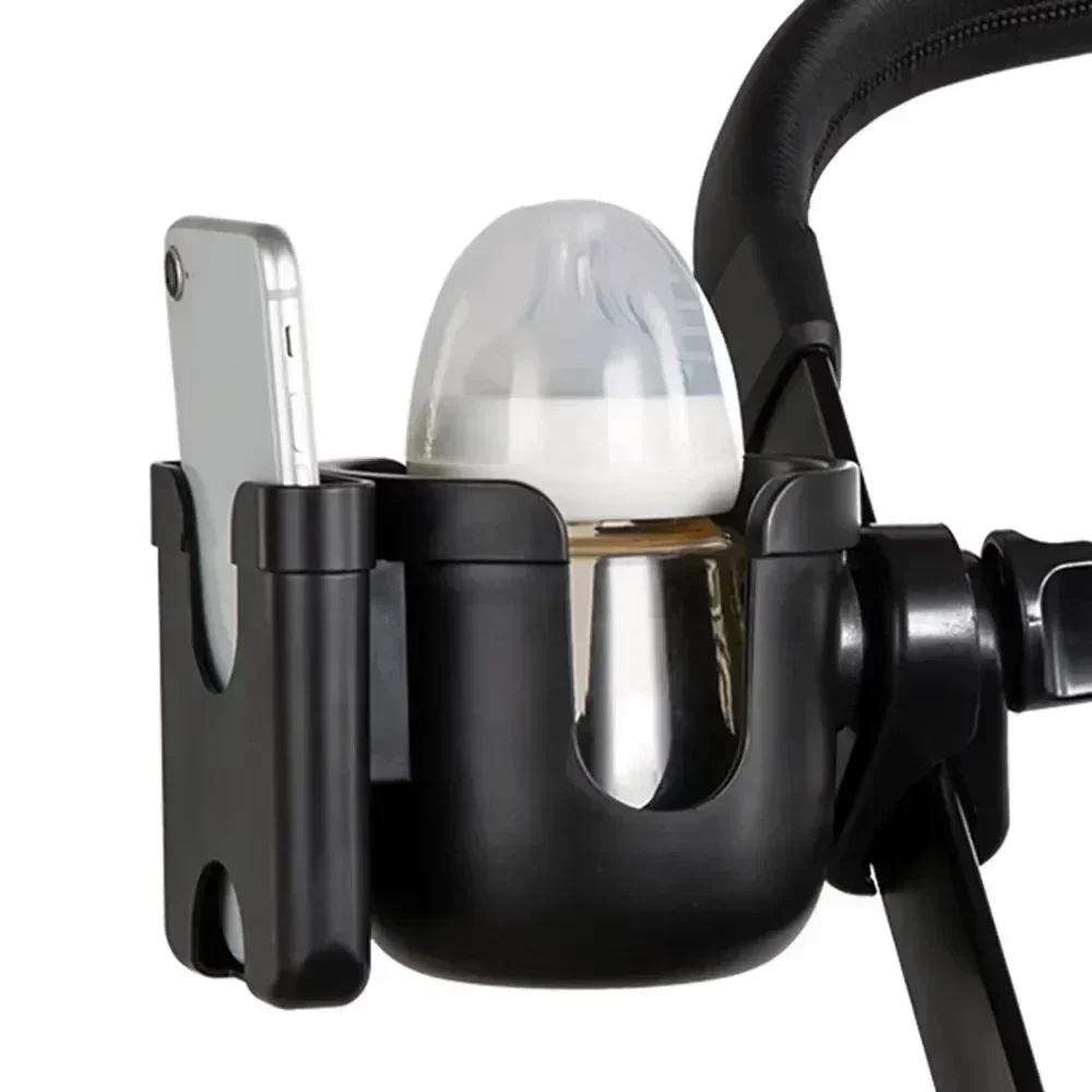 Porta-copos para carrinho de bebê, porta-garrafas para carrinho de bebê, design antiderrapante, acessórios para carrinho de bebê, suporte para celular