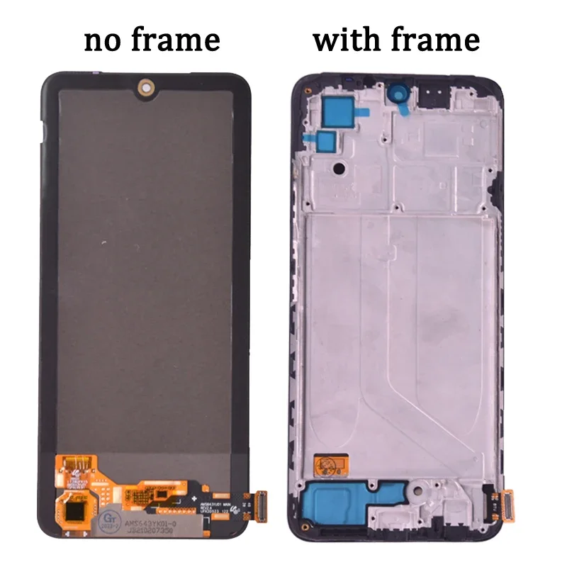 Super Amoled For Xiaomi Redmi Note 10 LCD Display with Touch Screen Digitizer Assembly For Redmi Note10S M2101K7AG LCD Display