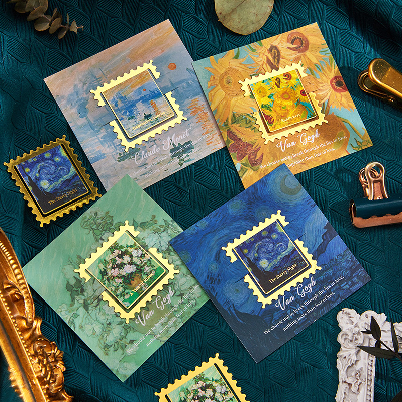 Marcapáginas de pintura al óleo de girasol de Metal, Clips de inserción, soporte de Página de Libro, marcador de Página de Libro, regalo de papelería para niños, estudiantes y profesores