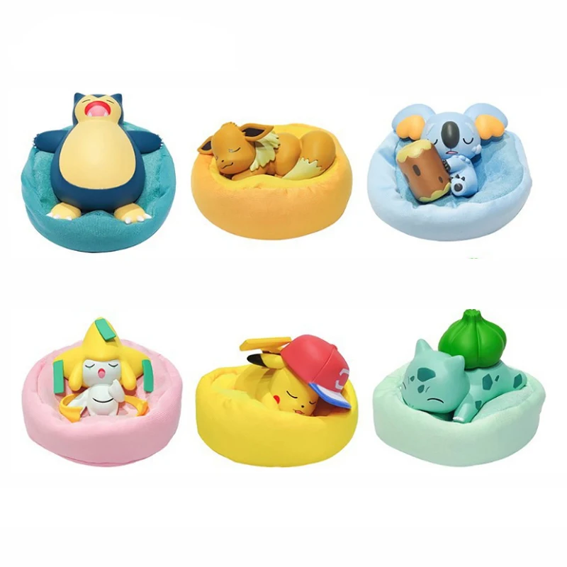 Position Pikachu Eevee Poket Geschenk Pokemon Starry Dream Serie Actionfiguren Bulbasaur Snorlax Jirachi Monster Modell Ornamente