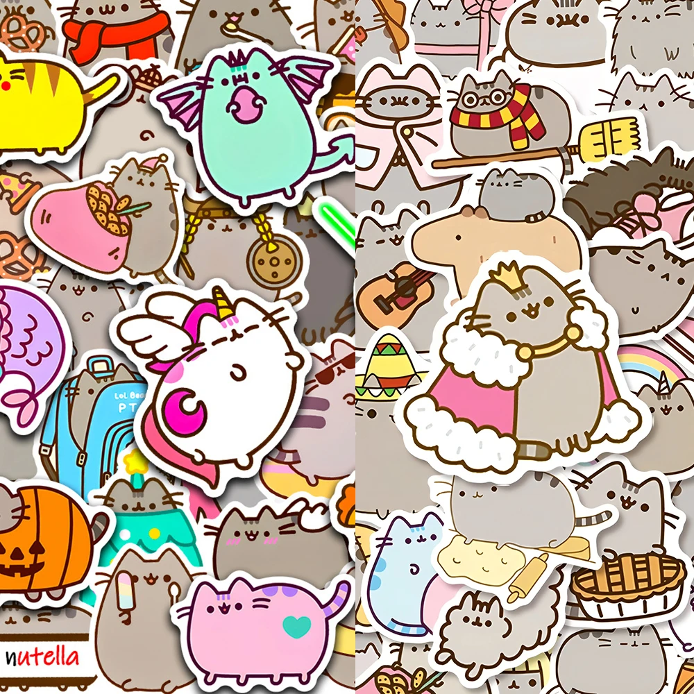 50/100PCS Kawaii Grosso Gatto Adesivi FAI DA TE Cancelleria Telefono Diario Impermeabile Carino Graffiti Per Bambini Adesivo Ricompensa Decalcomanie Giocattoli