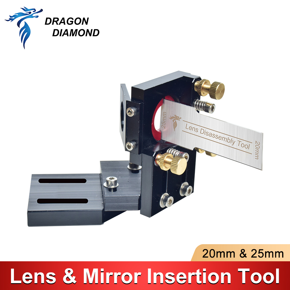 Lens Mirror Removal Insertion Tool CO2 Laser Head Lens Tube Disassemble Installation Tools For Cutting Engraving Machine