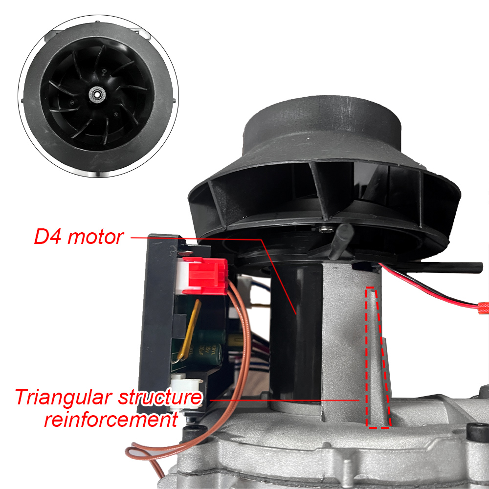 12 V/24 V 5KW エアパーキングヒーターブロワー燃焼ファンアセンブリモータースタートエンジン部品ディーゼルエアパーキングヒーター D2 D4 エアファン