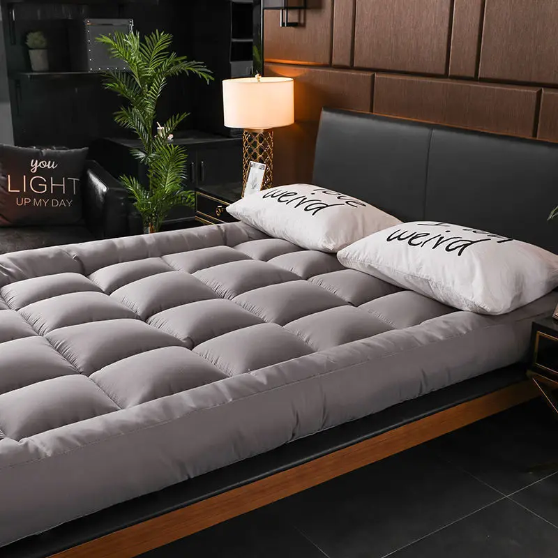 หอพักนักเรียนพับเตียงหนาที่นอนฟูกญี่ปุ่นที่นอน Roll Up ชั้น Tatami ผู้ใหญ่นุ่ม Breathable Sleeping Pa