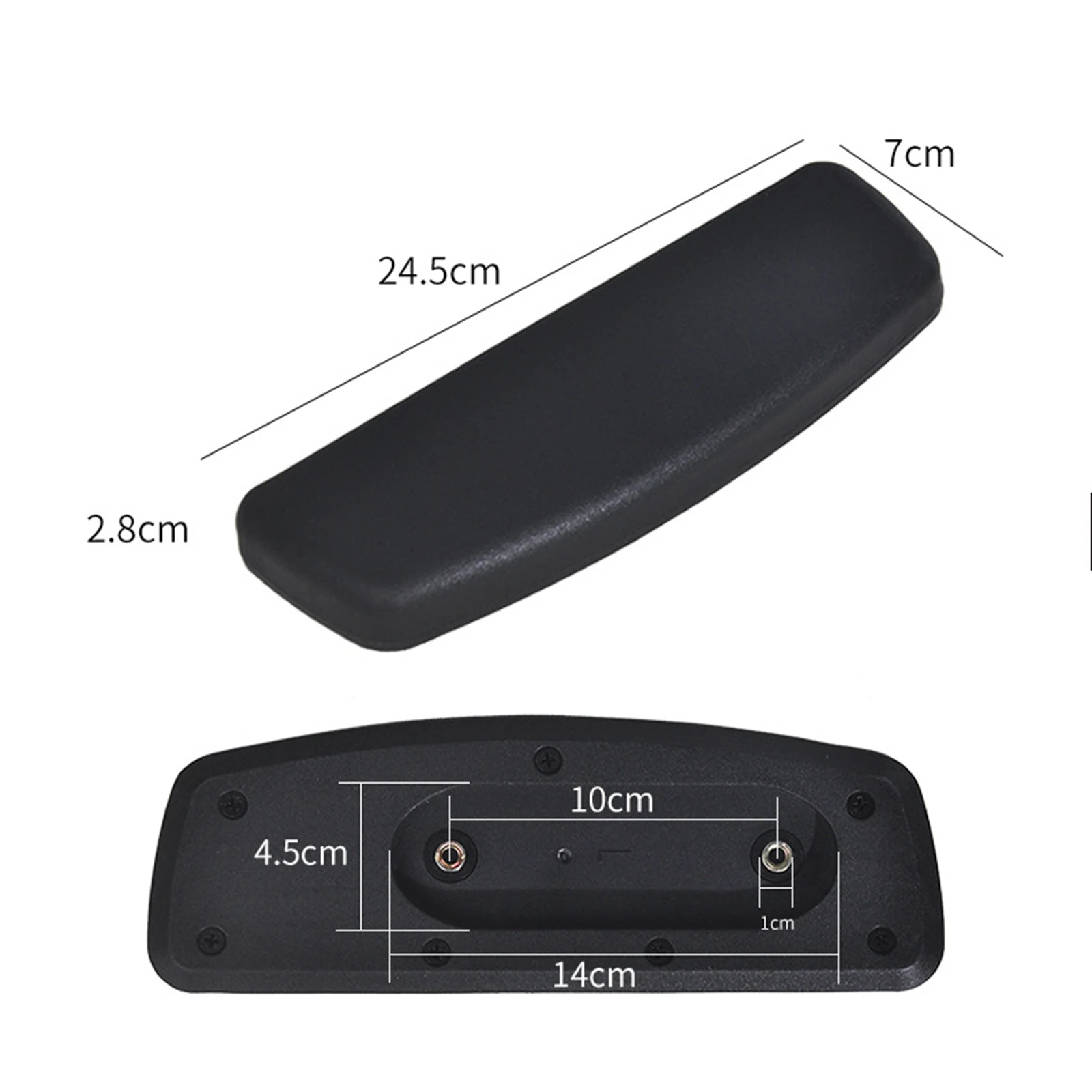 2 ชิ้น/เซ็ตเก้าอี้ Armrest Pads เก้าอี้สํานักงานอะไหล่แขน Pad Armrest เบาะเปลี่ยน 4pcs สกรูซ่อมเก้าอี้ ARM REST