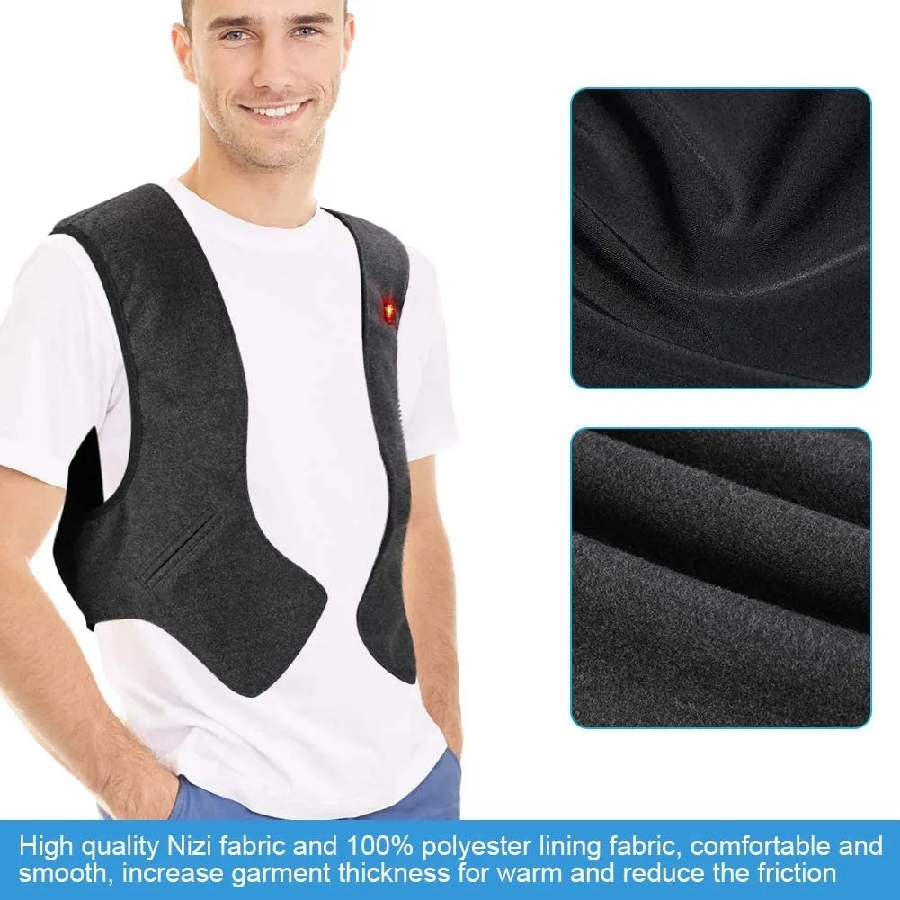 Chaleco calefactable de alta calidad para hombre, chaquetas eléctricas con calefacción de grafeno, chaqueta acolchada con calefacción USB, otoño e invierno