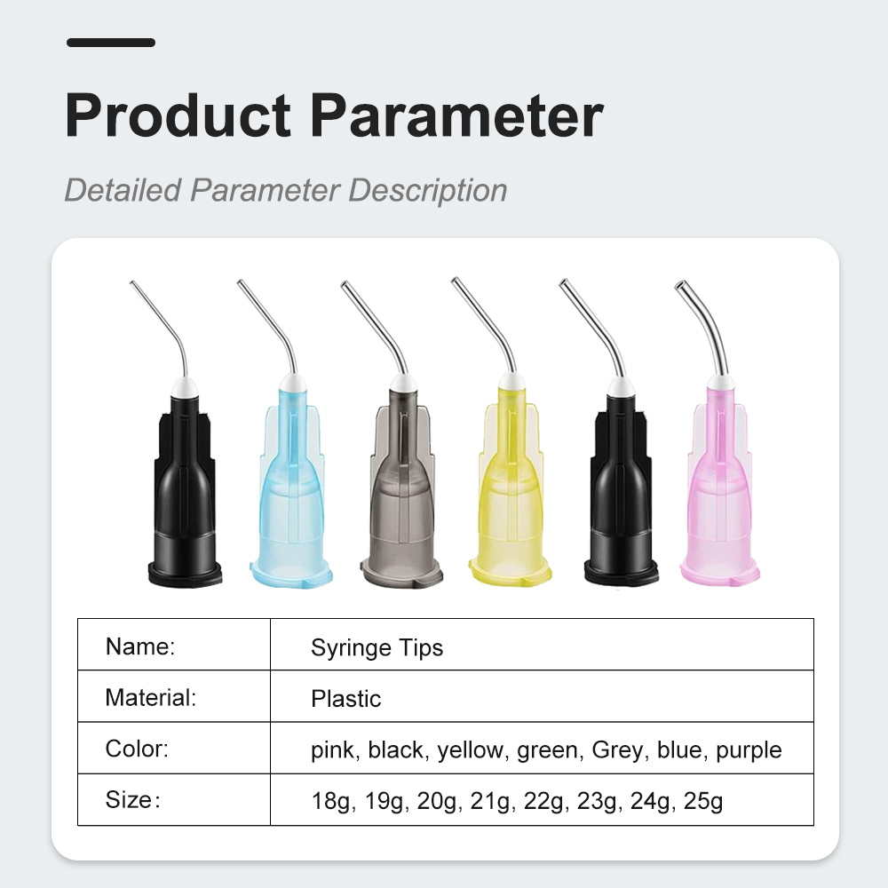 使い捨てアプリケーター,樹脂フロー複合針チップ,100ユニット/バッグ