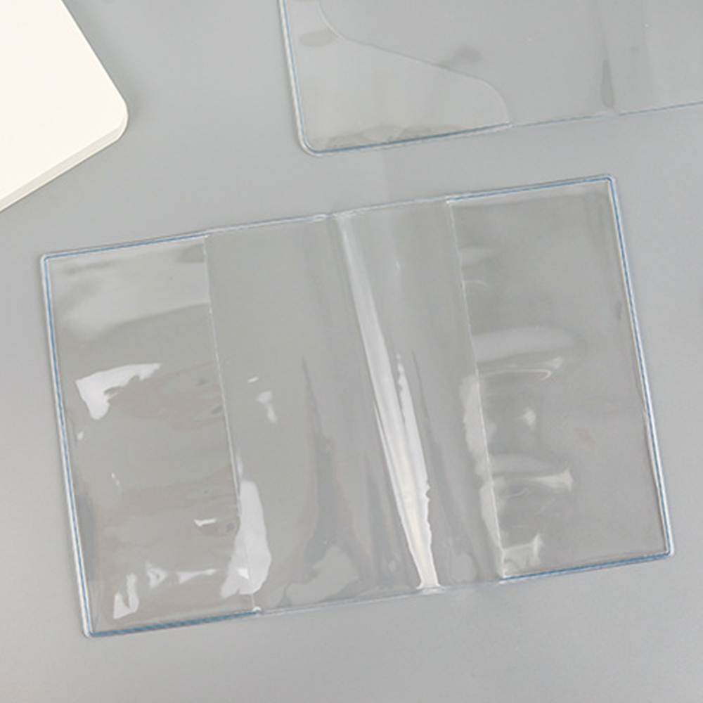 Funda protectora transparente de PVC A5/A6 para cuaderno, cubierta impermeable para diarios, planificador, libro, diario, funda protectora, papelería
