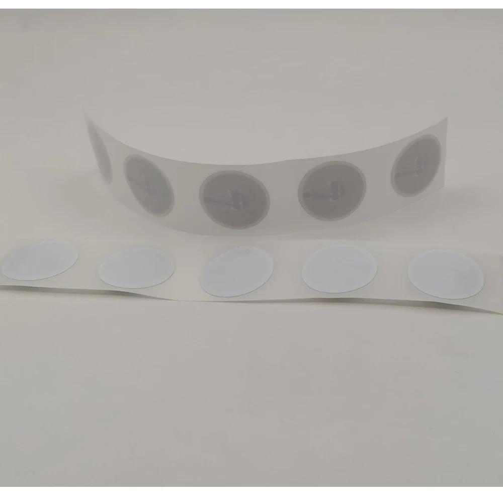 50 STKS/PARTIJ 23mm Witte NFC Stickers Protocol ISO14443A13.56MHz NFC 213 Universele RFID Tags en Alle NFC Telefoons 213 144 Bytes Label