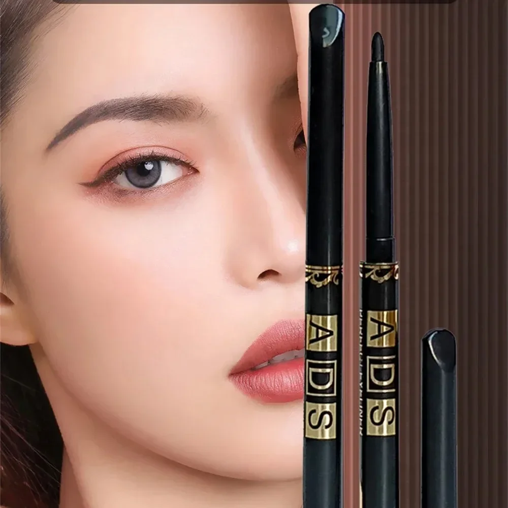 Matita eyeliner marrone nero 5 pezzi: lunga durata, impermeabile e resistente al sudore |   A prova di sbavature per il trucco occhi audace, regalo ideale