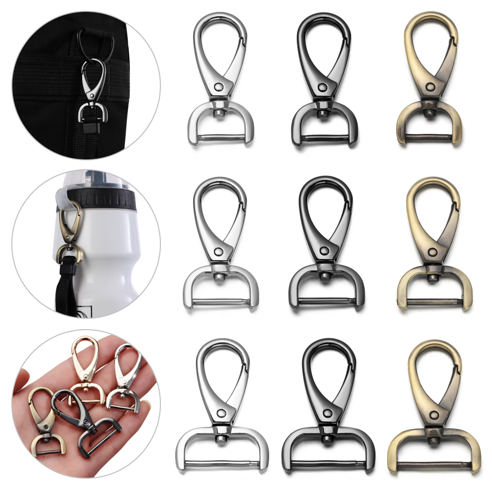 16mm/20mm/26mm Metall gurts chnalle abnehmbare Karabiner haken Abzugs clips Haustier leinen haken Lederband schnallen