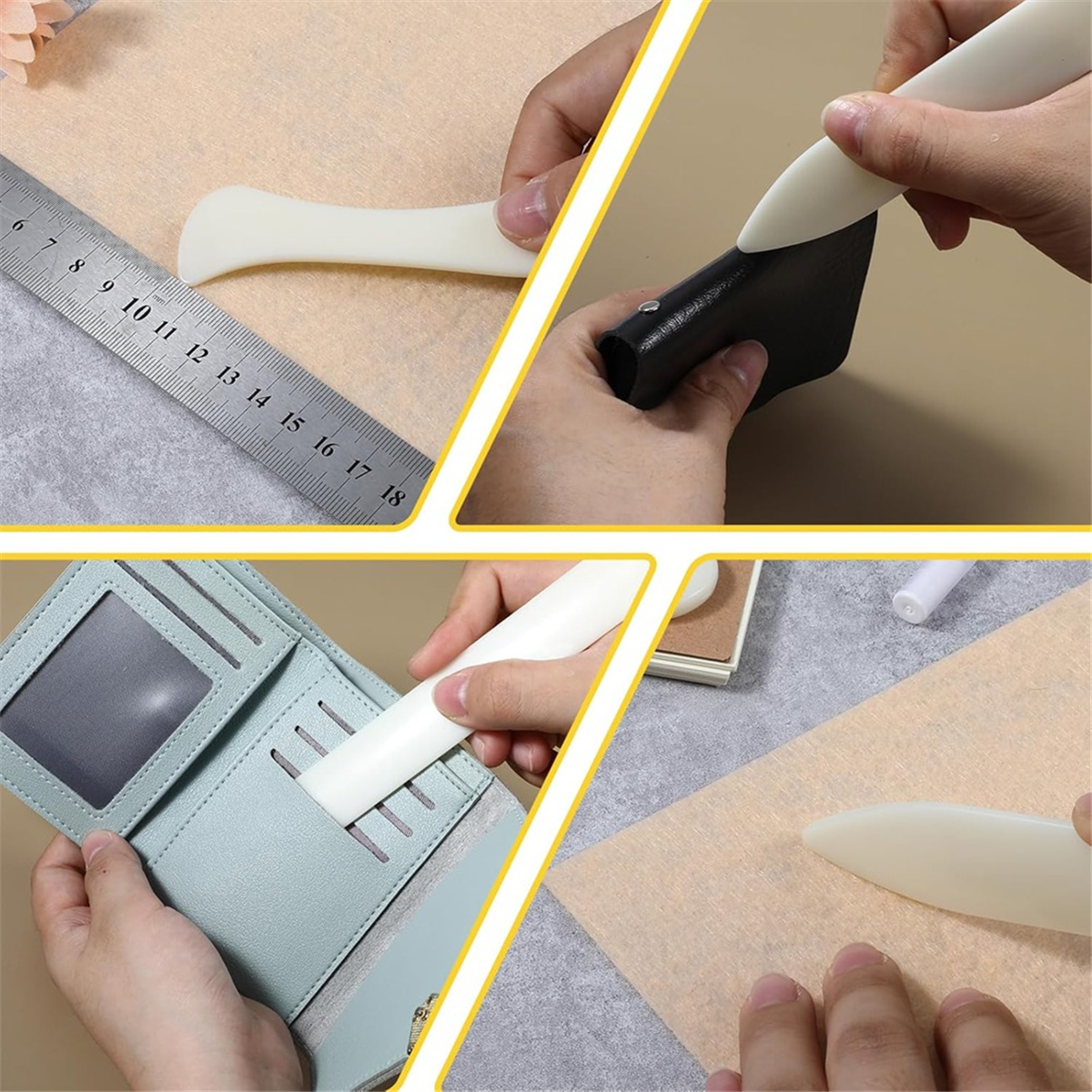 XFDE 2 Pcs Stained Glass Tools, Glass Supplies Stained Glass Foil Holder for Flat Stained Glass Work DIY Handicraft