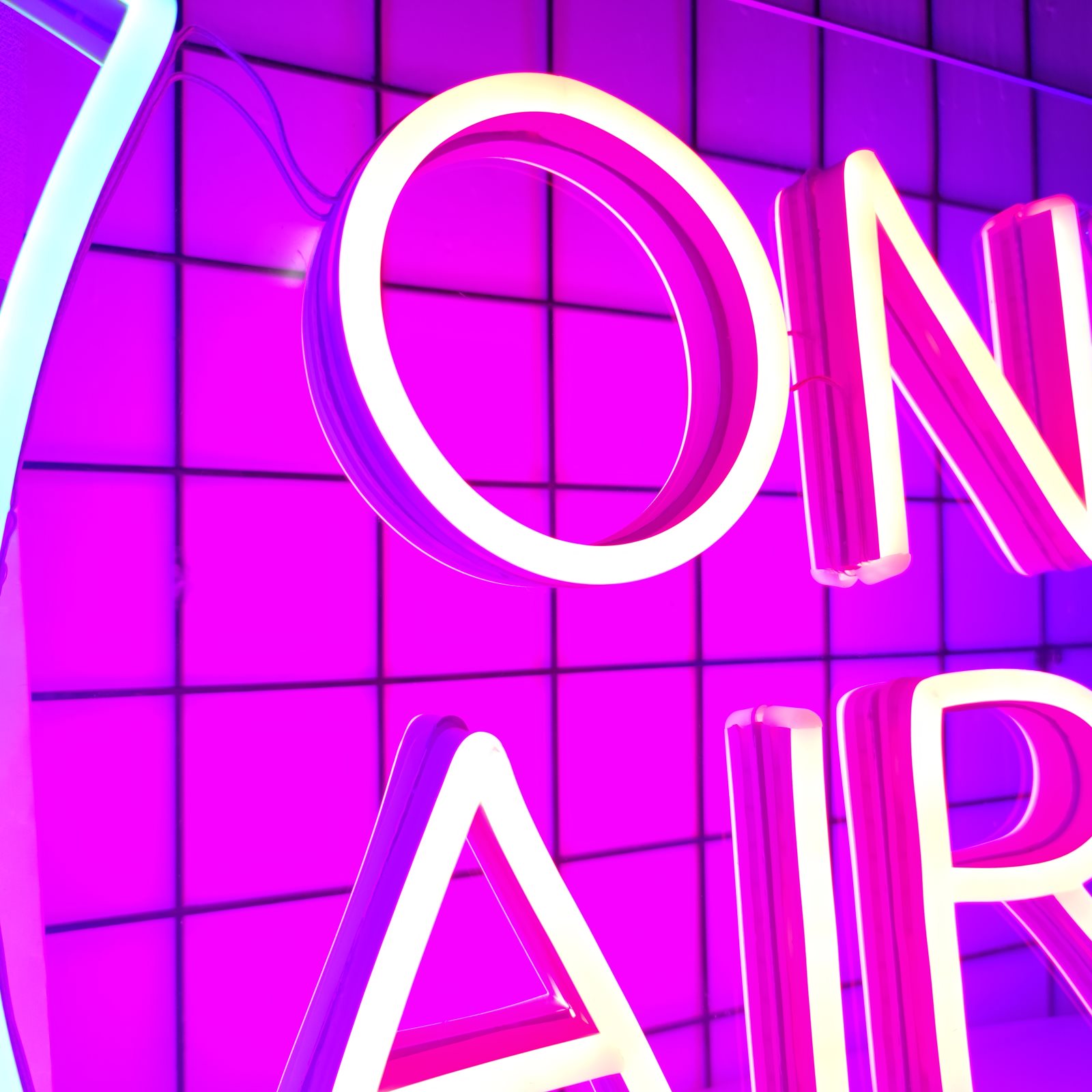 ON AIR Sinal de néon LED Sinal de luz de néon adequado para decoração de parede de festa USB Poweredo adequado para decoração de quarto lâmpada de néon