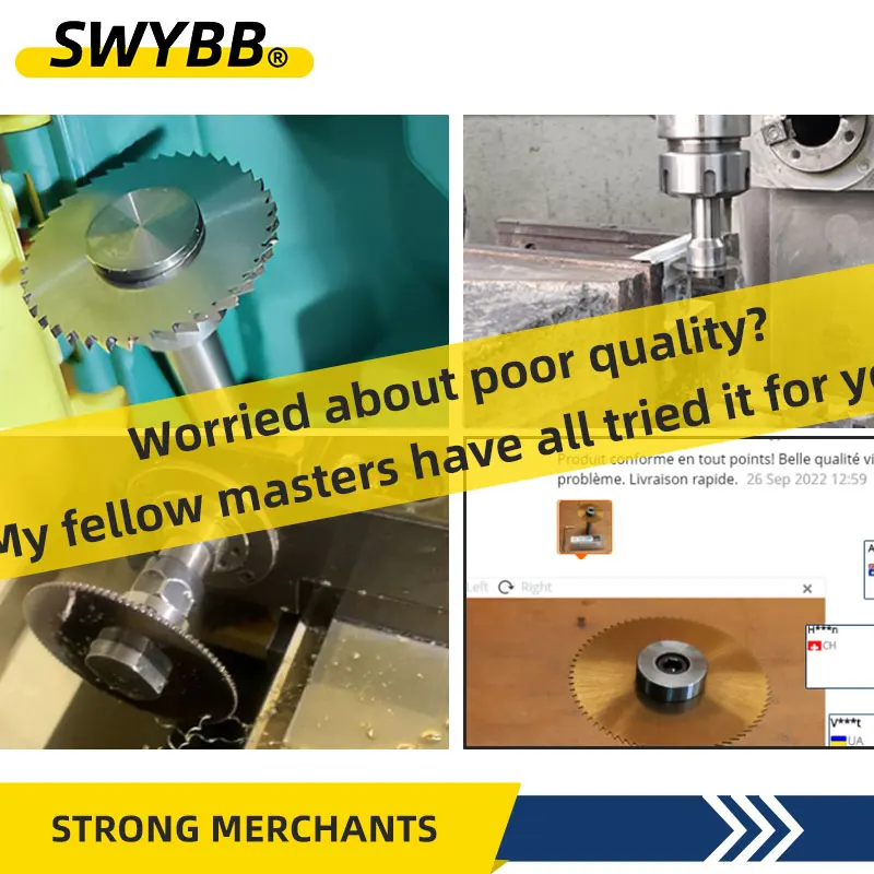 Swybb เครื่องตัดกัดเลื่อยเครื่องตัด CNC เครื่องมือตัดโลหะล็อคหน้า10มม. 13มม. ที่วางใบอาร์เบอร์