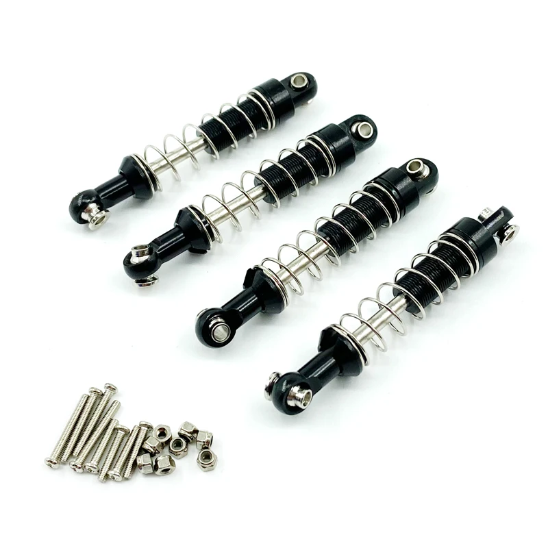 WPL C14 C24 MN D90 D91 D96 D99 D99S MN90 MN98 MN99S 4pcs โลหะโช้คอัพ Damper RC รถอัพเกรดอะไหล่อุปกรณ์เสริม