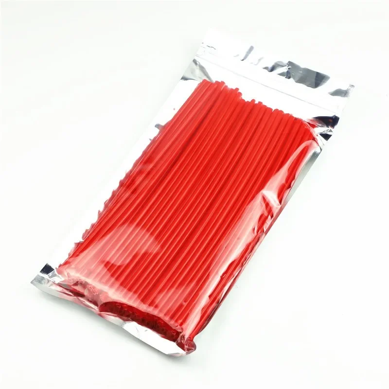 72 個 24 センチメートルユニバーサルダートバイクスポークカバーオートバイホイールリムスポークラップキットスキンプロテクターカバーモトクロス自転車バイク